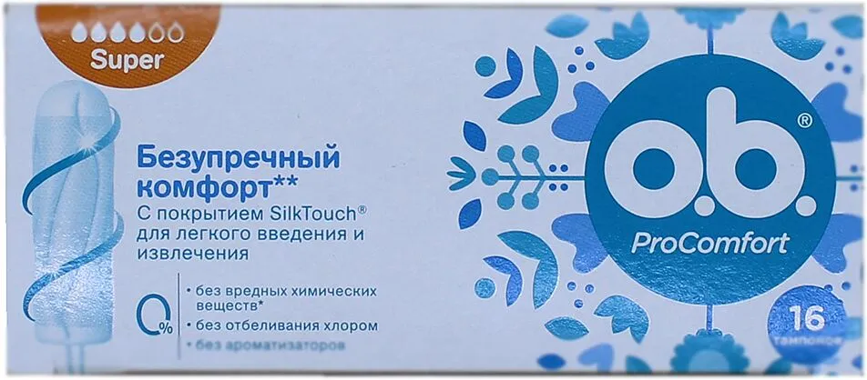 Ներդիրներ «o.b. Pro Comfort Silk Touch Super» 16հատ