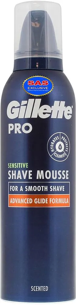 Սափրվելու մուս «Gillette Pro Sensitive» 240մլ