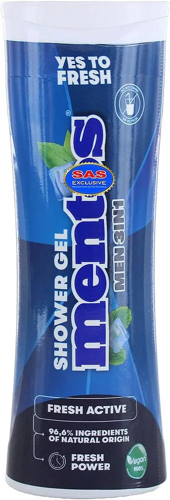 Լոգանքի կրեմ գել «Mentos» 300մլ