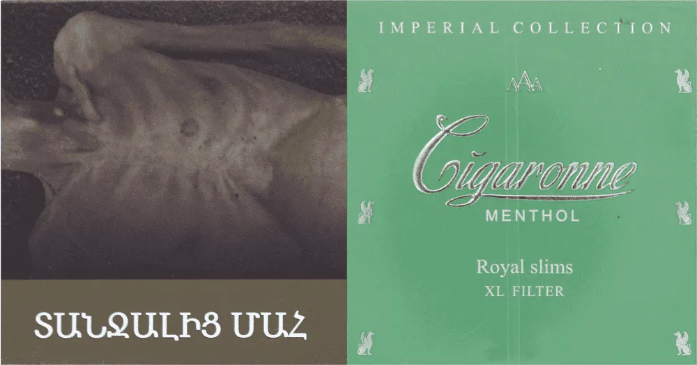 Ծխախոտ «Cigaronne Royal Slims Mentol»