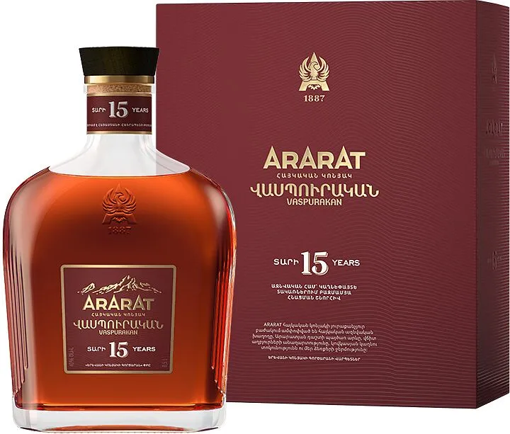 Կոնյակ «Արարատ Վասպուրական 15*» 0.5լ