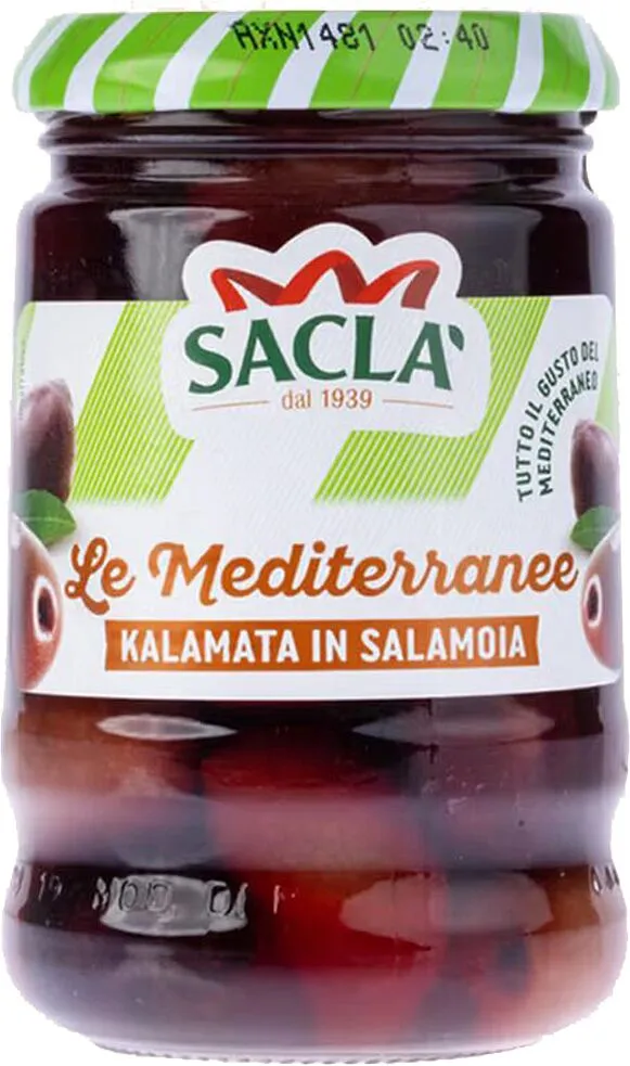 Ձիթապտուղ կալամատա կորիզով «Sacla» 200գ