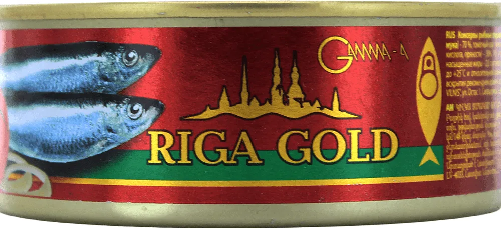 Անձրուկ տոմատի սոուսում «Riga Gold» 240գ