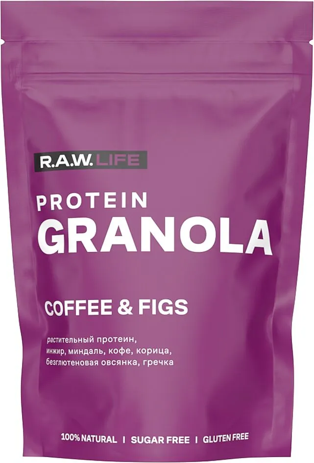 Գրանոլա «RAW Life Coffee Fig» 220գ