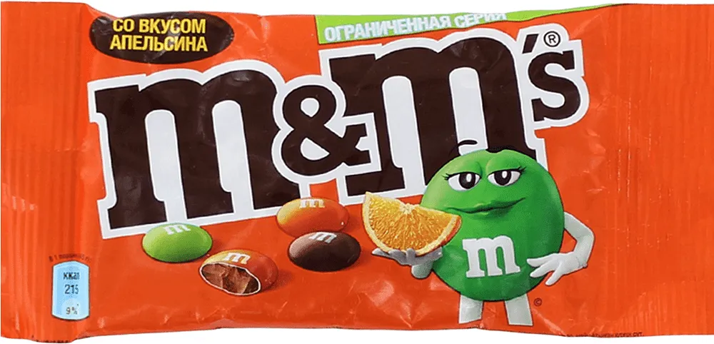 Դրաժե շոկոլադե նարնջի համով «M&M's» 45գ