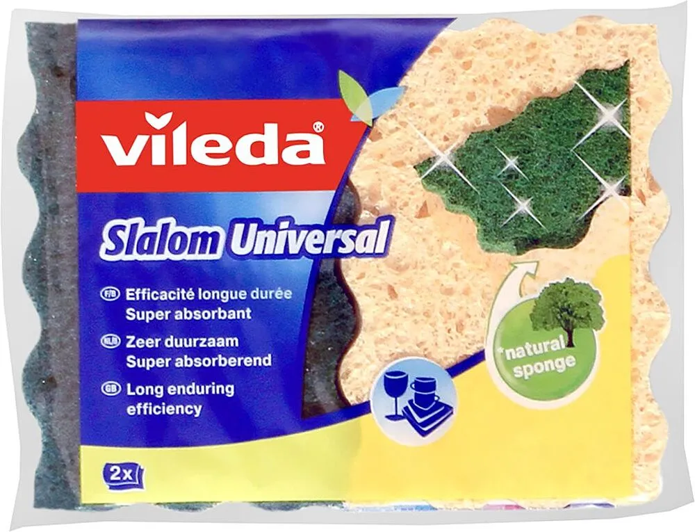 Սպունգ սպասք լվանալու «Vileda» 2հատ