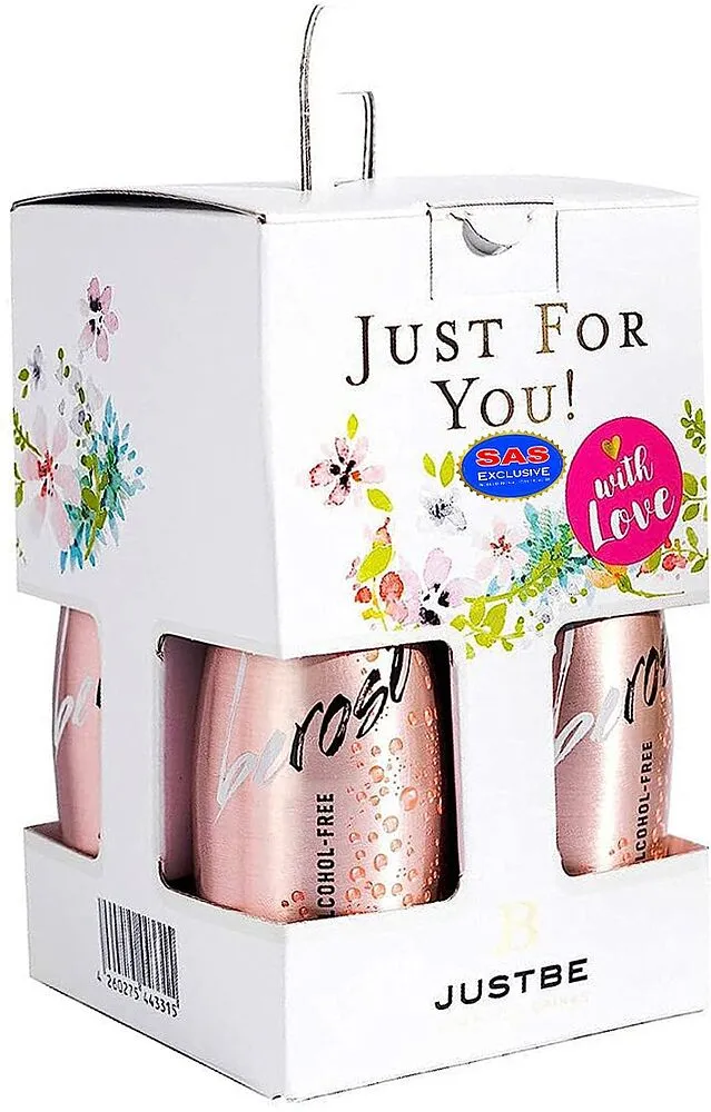 Կիսափրփրուն գինիների հավաքածու «JustBe Just For You» 4*200մլ