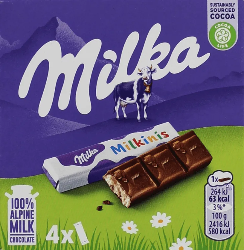 Շոկոլադե կոնֆետներ «Milka Milkinis» 43.75գ