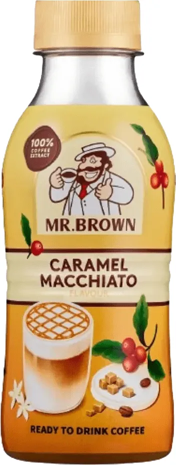 Սուրճ սառը «Mr.Brown Caramel Macchiato» 330մլ