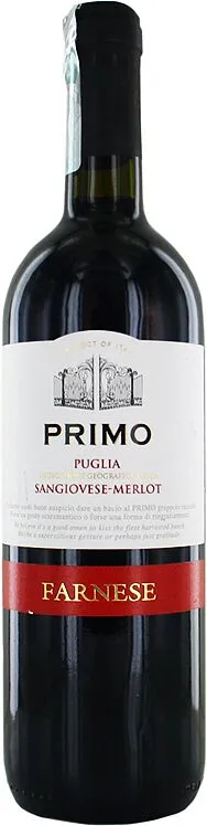 Գինի կարմիր «Primo Puglia Sangiovese-Merlot Farnese» 0.75լ