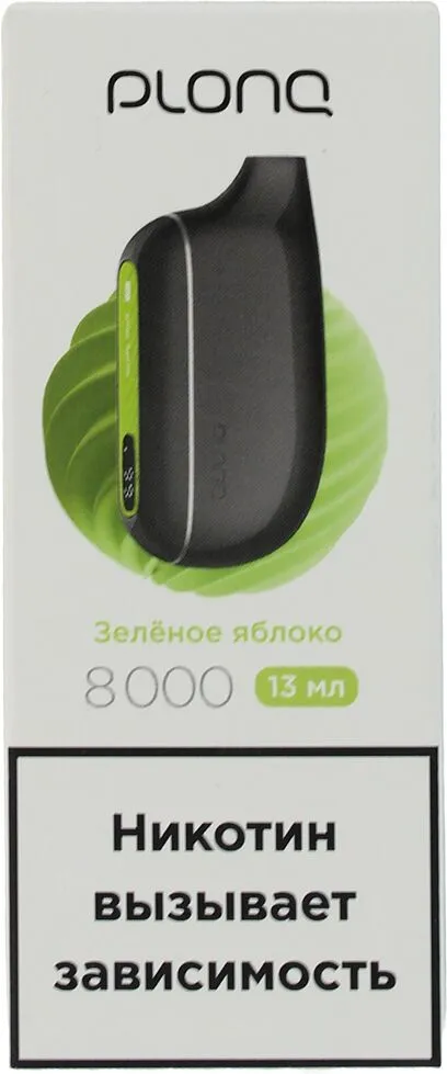 Էլեկտրական ծխախոտ խնձորի «Plonq» 8000 ծուխ