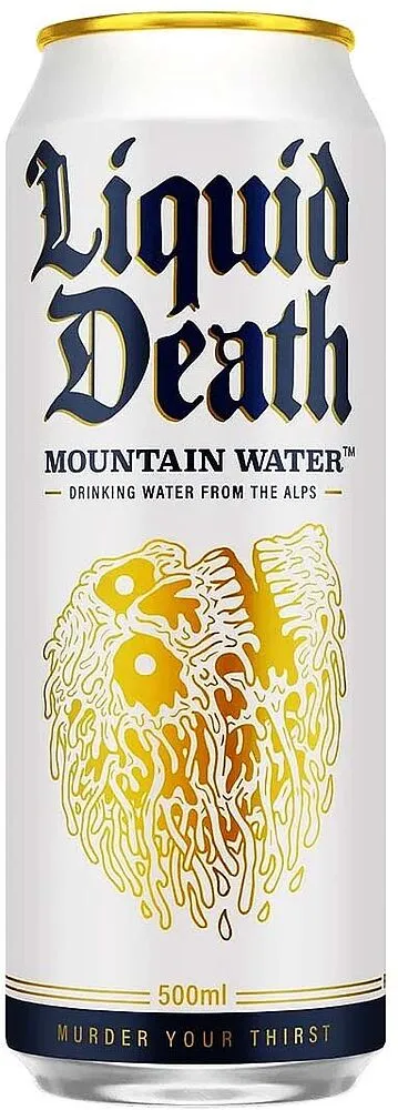 Աղբյուրի ջուր «Liquid Death» 500մլ