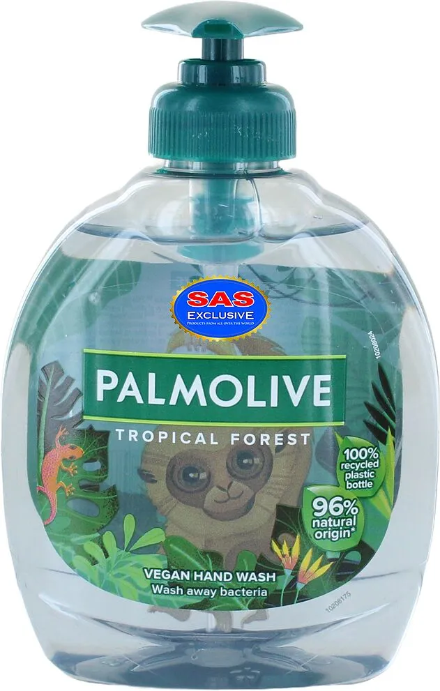 Հեղուկ օճառ հակաբակտերիալ «Palmolive Tropical Forest» 300մլ
