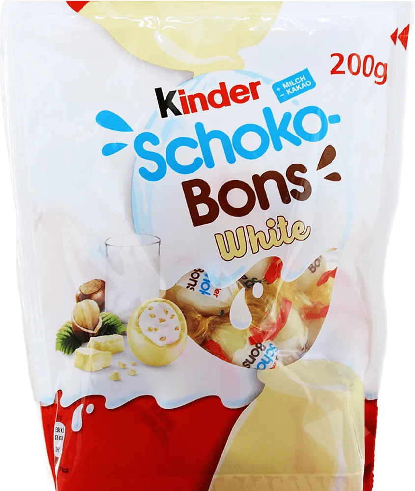 Շոկոլադե ձվիկներ «Kinder Schoko-Bons White» 200գ