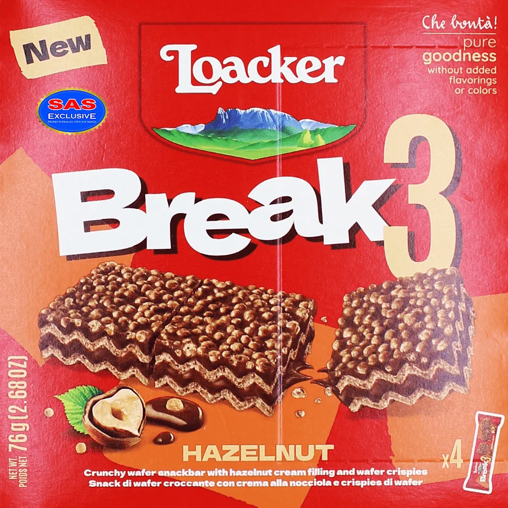 Վաֆլի ընկուզային կրեմով «Loacker» 76գ