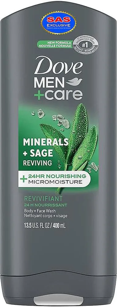 Լոգանքի գել «Dove Men+Care Sage Reviving» 400մլ