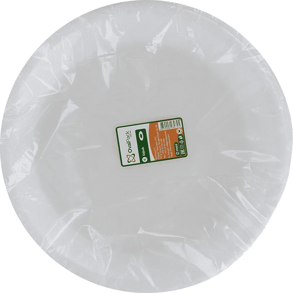 Ափսեներ մեկանգամյա օգտագործման «Oval Pack» 6 հատ