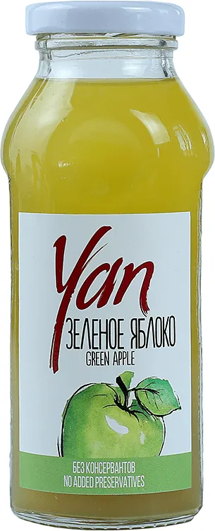 Հյութ կանաչ խնձորի «Յան»  250մլ