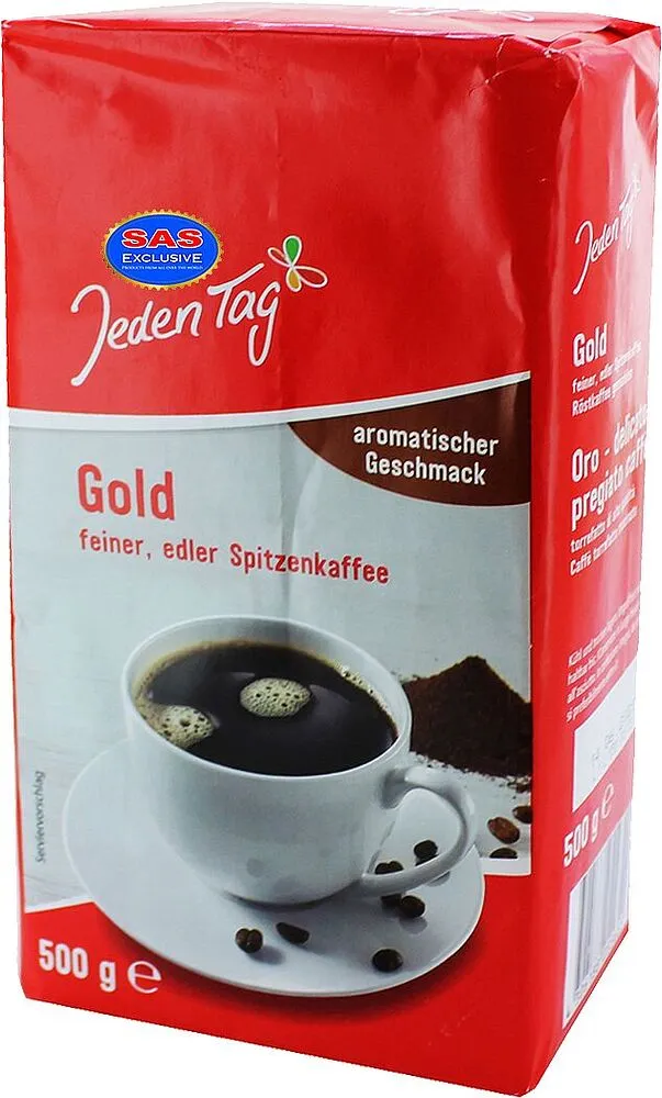 Սուրճ աղացած «Jeden Tag Gold» 500գ
