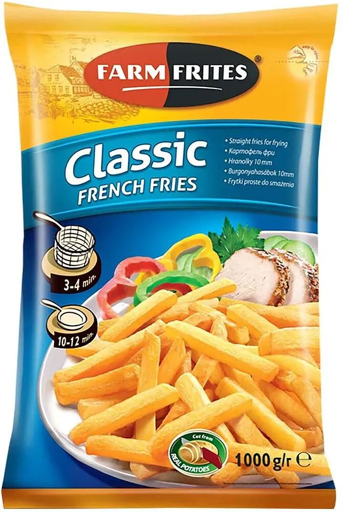 Կարտոֆիլ ֆրի սառեցված «Farm Frites» 1000գ