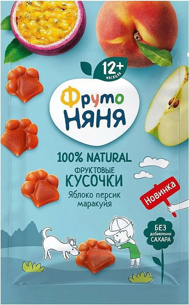Մրգային կտորներ «Фруто Няня» 15գ