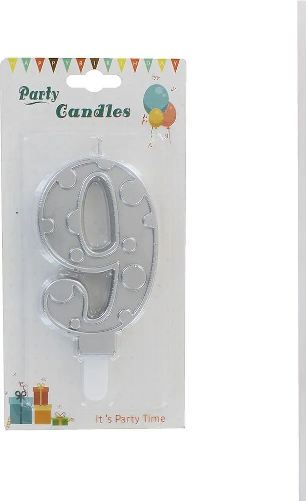 Մոմ ծննդյան «Party Candles» N9

