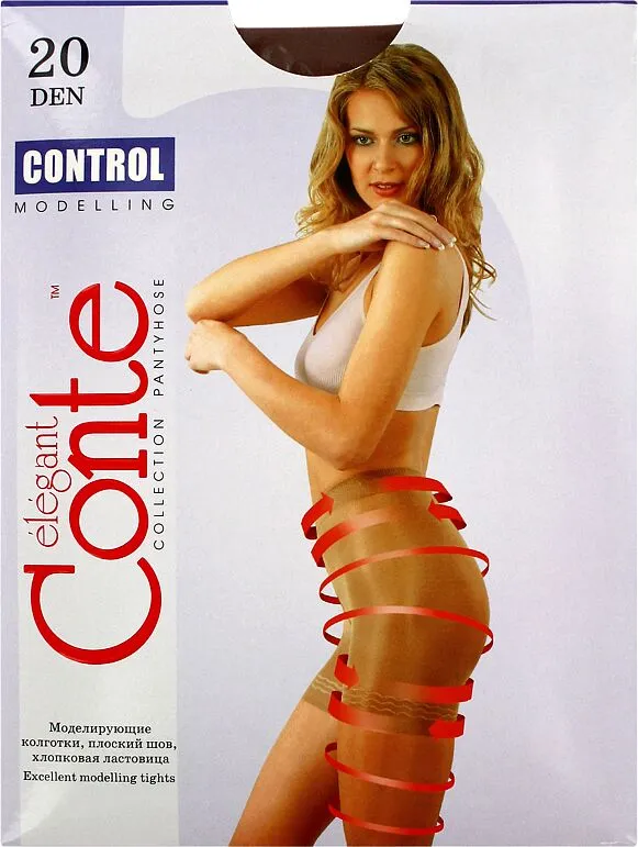 Զուգագուլպա բրոնզագույն «Conte Elegant Control 20 Den N2»