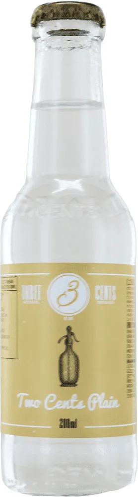 Գազավորված ջուր «Three Cents Plain» 0.2լ
