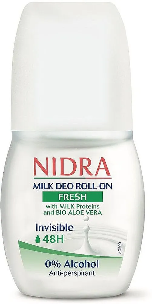 Դեզոդորանտ գնդիկով «Nidra Fresh» 50մլ

