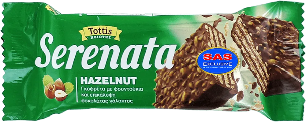 Վաֆլի պնդուկով «Tottis Serenata» 33գ
