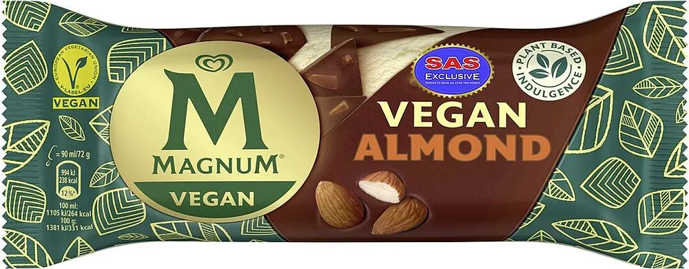 Պաղպաղակ վանիլային «Magnum» 72գ

