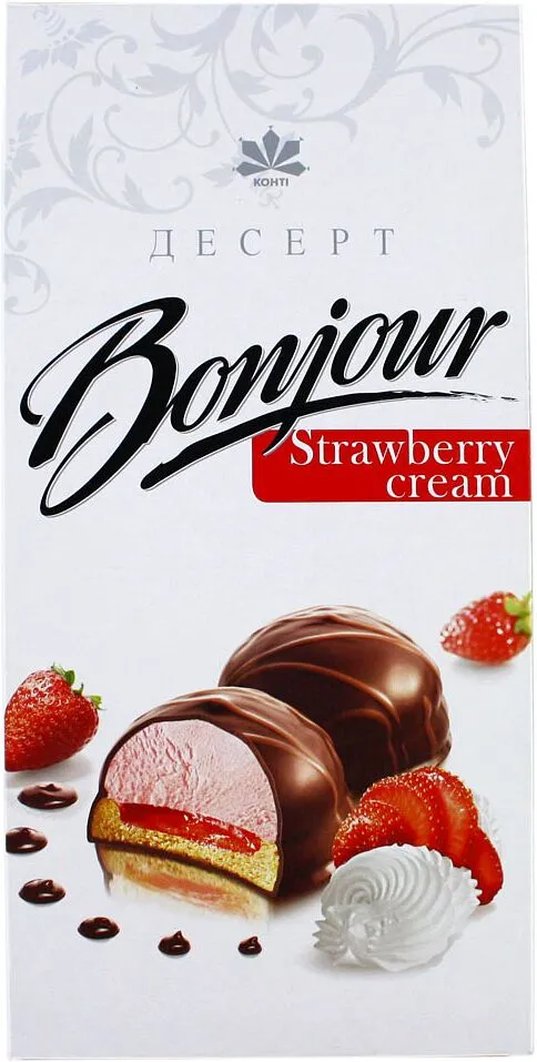 Աղանդեր ելակի «Bonjour» 232գ