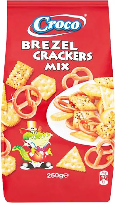 Կրեկերներ աղով «Croco Brezel Mix» 250գ