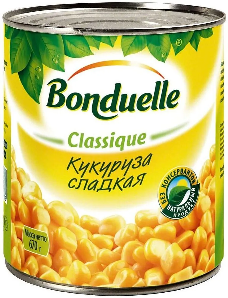 Եգիպտացորեն «Bonduelle» 670գ