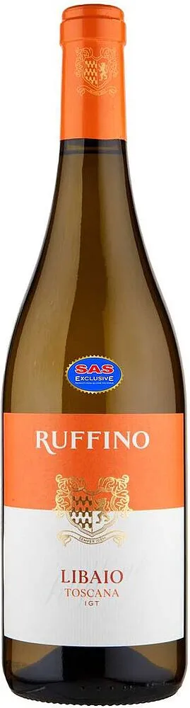 Գինի սպիտակ «Ruffino Libaio Chardonnay» 0.75լ