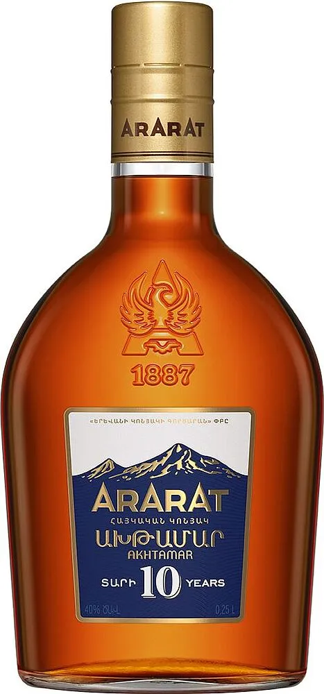 Կոնյակ «Արարատ Ախթամար 10*» 0.25լ