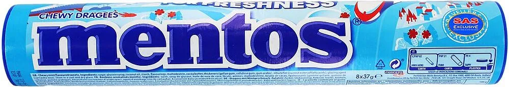 Դրաժե անանուխի «Mentos» 8*37գ