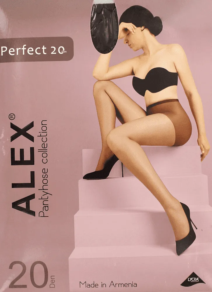 Զուգագուլպա սև «Alex Perfect 20 Den N2»