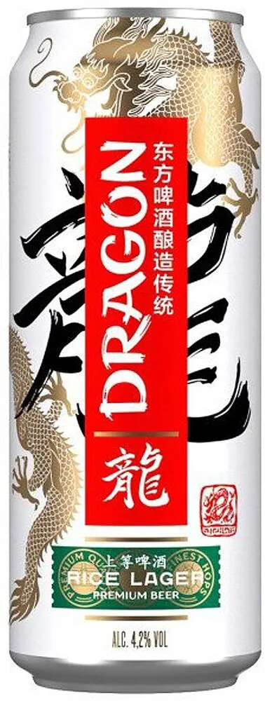 Գարեջուր բրնձի «Dragon» 0.45լ
