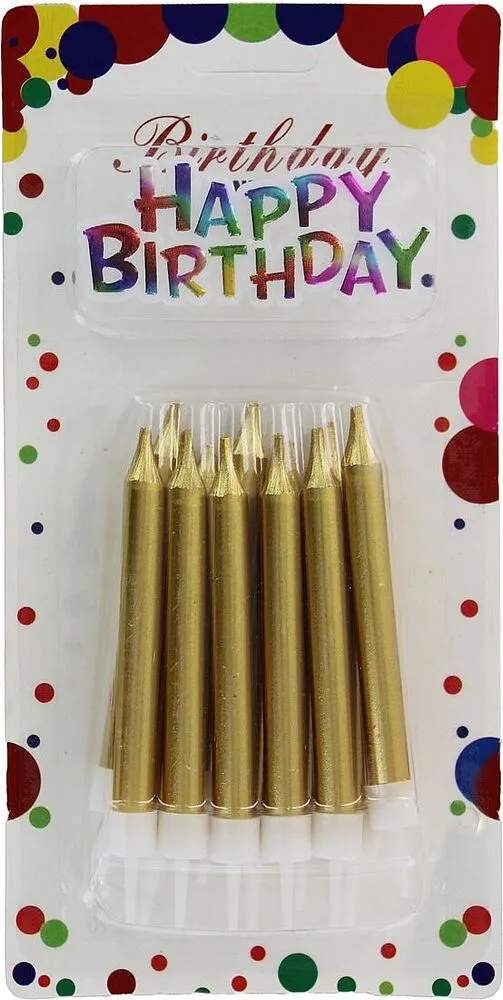 Մոմ ծննդյան «Birthday Candles» 12հատ