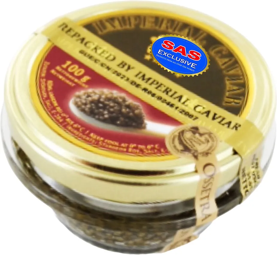 Ձկնկիթ սև «Imperial Caviar» 100գ