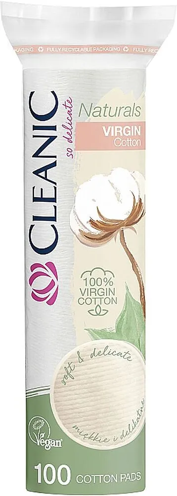 Բամբակյա բարձիկներ «Cleanic Naturals» 100հատ
