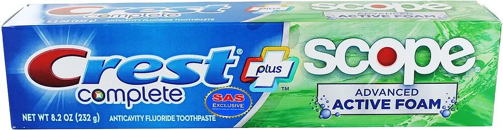 Ատամի մածուկ «Crest Complete Plus» 232գ
