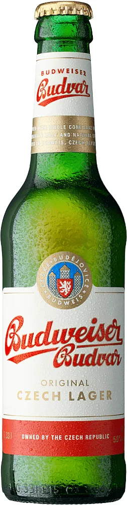 Գարեջուր «Budweiser Budvar» 0.33լ