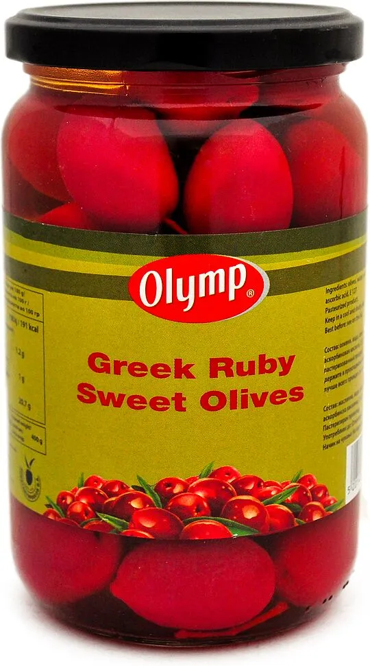 Ձիթապտուղ կարմիր կորիզով «Olymp» 720գ