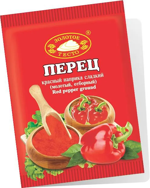 Պղպեղ կարմիր, քաղցր աղացած «Золотое Тесто» 20գ