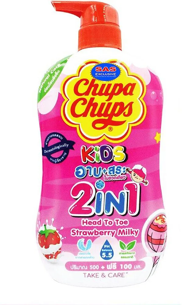 Շամպուն-լոգանքի գել «Chupa Chups» 600մլ