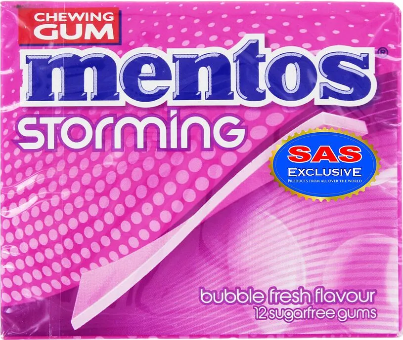 Մաստակ բաբլի «Mentos Storming» 33գ