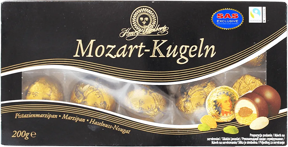 Շոկոլադե կոնֆետների հավաքածու «Mozart Kugeln» 200գ
