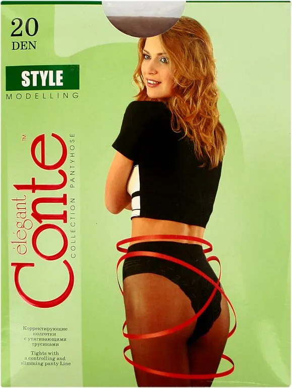 Զուգագուլպա բրոնզագույն «Conte Elegant Style 20 DenN4» 